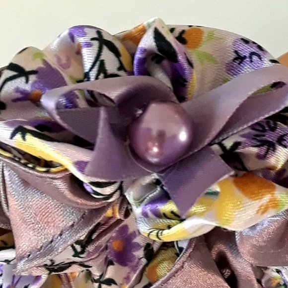 NWT Satin with Beads Hair band / Scrunchies - Picture 2 of 2